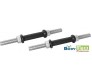Body Maxx 28 Kg Chrome Steel Adjustable Dumbells + 2 Pcs Dumbells rods WIth Grip